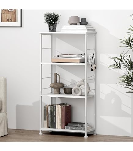 Amazon｜オープンシェルフラック 幅60奥行き30高さ136cm 4段ラック