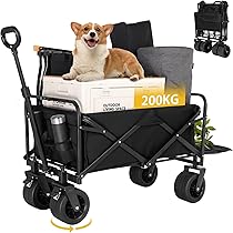 Amazon.co.jp: ALIESTFDNO キャリーワゴン 大容量150L 高耐荷重