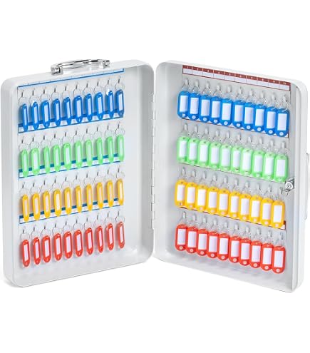 Amazon.co.jp: ナカバヤシ ダイヤル式キーボックス 60個収容 NKB-D06