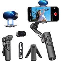 Amazon.co.jp: スマホ用AI版3軸ジンバルスタビライザー AIトラッキング 