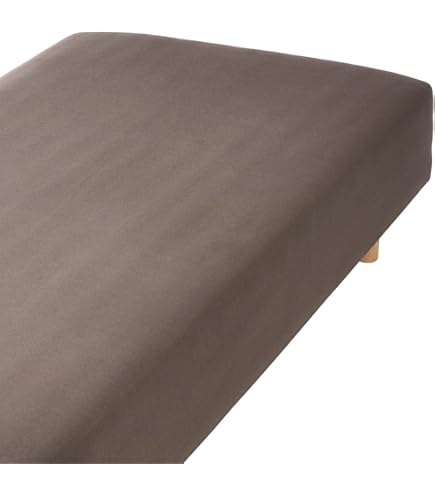 Amazon｜無印良品 フィットするボックスシーツ グレー クイーン