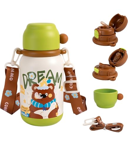 Amazon｜【600ml】しなこちゃん そこまで洗える3WAYキッズボトル｜直