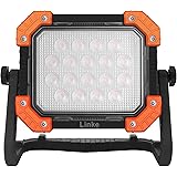 投光器 作業灯 ワークライト 集魚灯 LEDライト 充電式 6000LM 200W相当 IP66防水 昼白色/昼光色/電球色/SOS 30H連続照明 7.4V・7000mAhリチウム電池 モバイルバッテリー機能 磁石付き AC充電器 PSE認証済み 