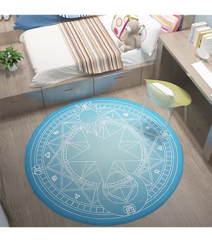 Amazon.co.jp: マット 魔法陣 カーペット カードキャプターさくら 絨毯