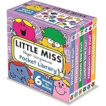 Little Miss: Pocket Library: Six board books for toddlers to enjoy