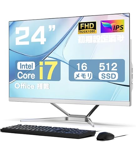 PC机 Amazon.co.jp: wajun一体型PC XS24D 23.8型フルHD i5-12450H