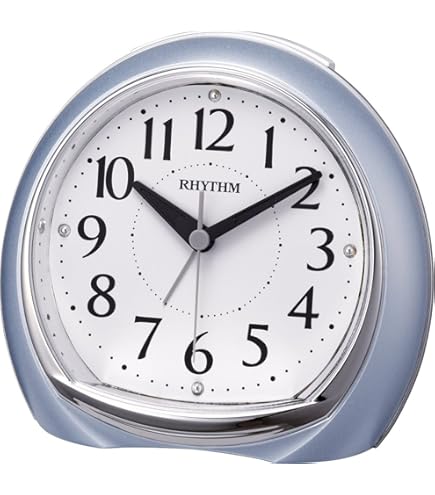 Amazon.co.jp: セイコークロック(Seiko Clock) 置き時計 銀色