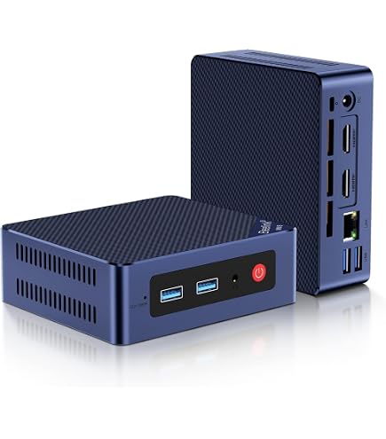 AOOSTAR R1 Intel N100 Mini PC 4C/4T,Support 44T(2 * 22T) 2-Bay