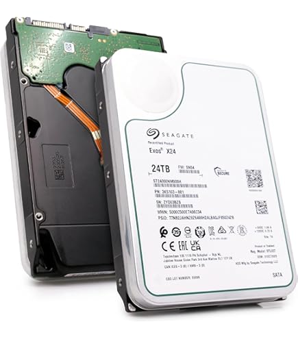 PCパーツ Exos3.5 HDD 3TB 6Gbs SATA 7200 ggw725x Amazon | Seagate Exos X24 SATA 3.5インチ24TB内蔵