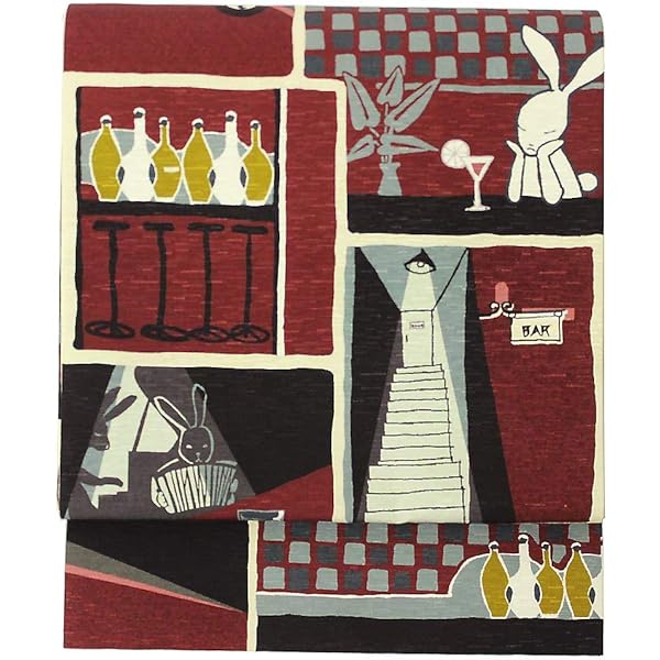 Amazon | [オオキニ] [ワッカ] 京袋帯 正絹 WAKKA 帯 日本製 袋帯 京都