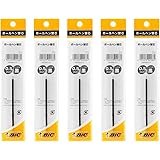 Bicジャパン ビック(Bic) ボールペン クリックゴールド 0.5 油性 黒 なめらか 替芯 5本セット CLG05-RF5
