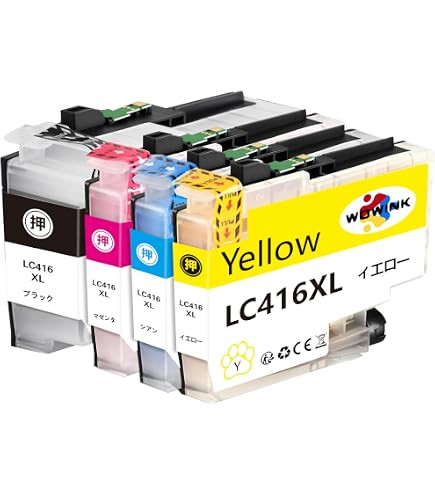 Amazon.co.jp: LC416XL 全色顔料 LC416 大容量 ブラザー(brother)用