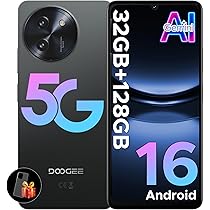 Amazon | 【2025年最新 5G Android 16 スマホ 】DOOGEE Note59 5G SIM