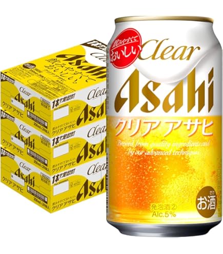 Amazon.co.jp: アサヒ クリアアサヒ 350ml×6缶パック : 食品・飲料・お酒