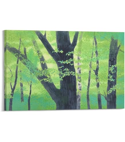 絵画 東山魁夷 アートポスター 竹林 Amazon.co.jp: 東山魁夷 「道」 画集画 額絵 A4額入り 絵画