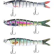 Amazon.co.jp: Atibin トラウト バス釣り ジョイントベイト