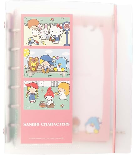 キティ　さくらんぼ　8穴バインダー　シール付き　レトロ Amazon.co.jp: サンリオ ペタコレシールバインダー ハローキティ