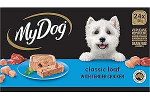 My Dog Adult Wet Dog Food Classic Loaf with Tender Chicken 24 x 100g Trays