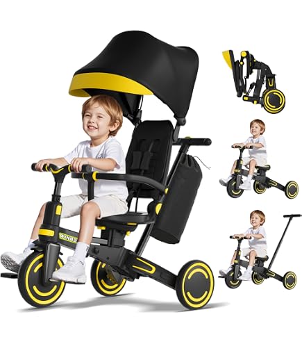 Doona Liki Trike S5 - Premium Foldable Push Trike and Kids