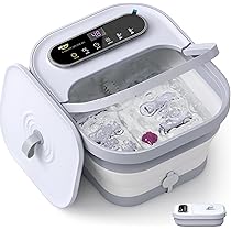 【週末Sale!】足湯器 足湯 フットバス 温度調節・保温機能 タイマー機能 クーポンで7840円 足湯器 フットバス 保温 折りたたみ バブル