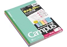 コクヨ キャンパスノート ドット入り罫線 色それぞれ5冊パック B5 A罫 30枚 ノ-3CATNX5