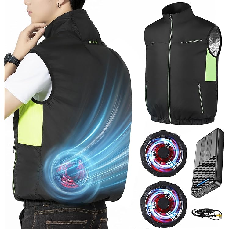 冷却ベスト ベスト 空調作業服 冷却ベスト 最大-30℃瞬間冷却 楽天市場】空調ベスト ペルチェベスト 空調作業服 水冷服 冷却ベスト