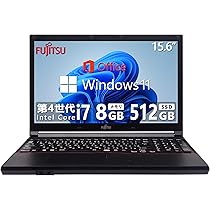Amazon.co.jp: 【整備済み品】 ノートパソコン 富士通 FUJITSU