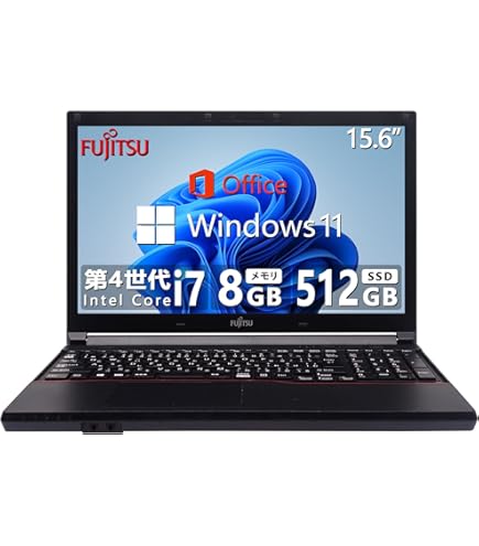 Amazon.co.jp: 【整備済み品】 富士通 ノートパソコン FMVシリーズ