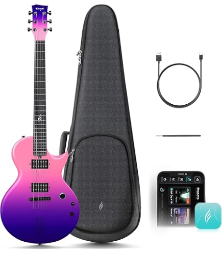 Amazon | ピグノーズ アンプ内蔵 ミニギター フライングV Pignose PGG