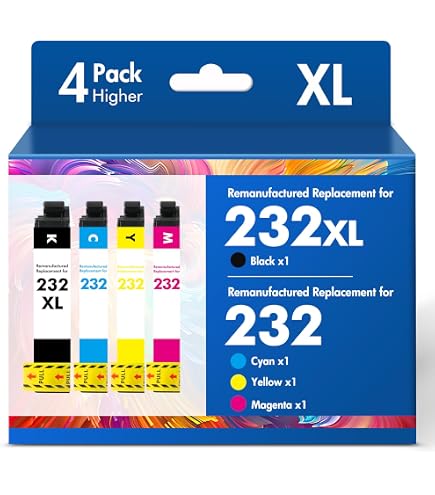 プロッター用 インクカートリッジ Amazon.co.jp: Epson XP-4200プリンターインクカートリッジの232用再生