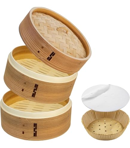 Amazon | 【かごや】竹 中華セイロ 27cm[本体](0285) | かごや