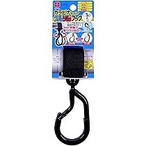 Amazon.co.jp: ニッサチェイン クルりんフック 回転タイプ 黒 A