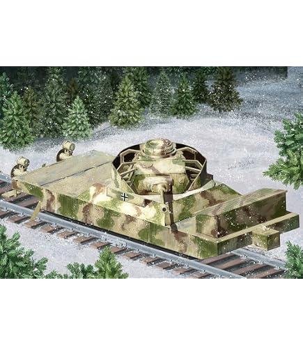 Amazon | トランペッター ドイツ装甲列車編成BP-42/対空砲車 1/35