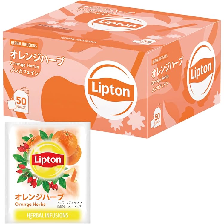 Amazon.co.jp: リプトン オレンジハーブ アルミティーバッグ 2.1gx50袋