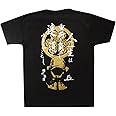[カタログネットＴシャツ工房] 戦国武将Ｔシャツ 徳川家康（XS,ブラック）