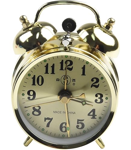 Amazon.co.jp: 懐かし昭和のゼンマイ式レトロ目覚まし時計 : ホーム