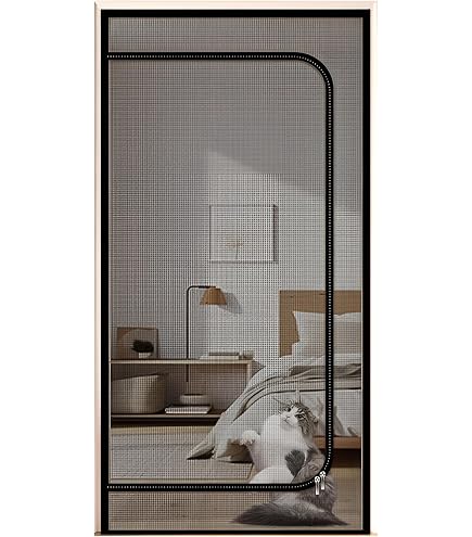 Amazon.co.jp: 猫網戸脱走防止フェンス S マルカン MARUKAN 犬 猫用