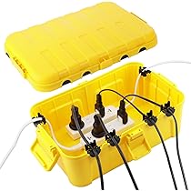 Amazon.co.jp: RESTMO 大型コンセントボックス 屋外 電源 防水