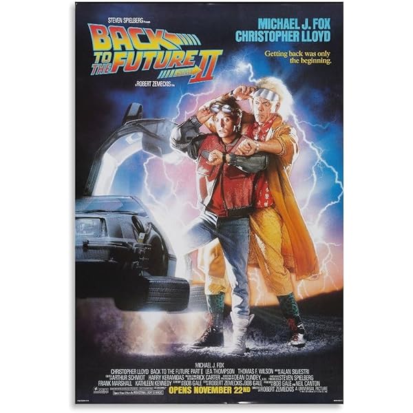 Amazon.co.jp: 映画ポスター バックトゥザフューチャー 2 Back To The 