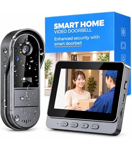 Amazon.co.jp: インターホン カメラ付き 工事不要 Wi-Fi不要テレビ