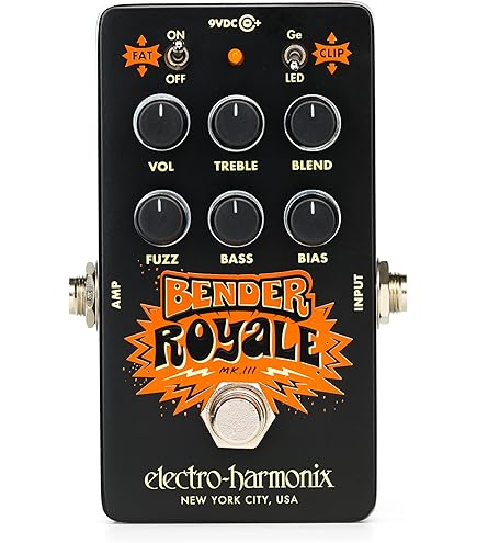 Amazon | エフェクター ELECTRO-HARMONIX BENDER ROYAL ORANGE 限定