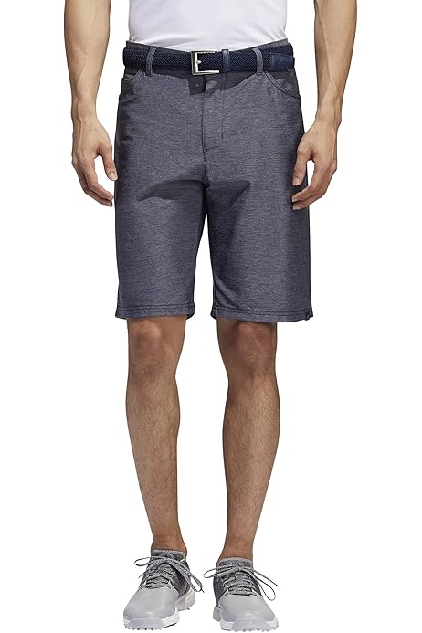 Adidas heathered golf shorts Clearance