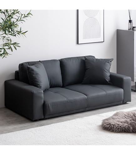Amazon｜idee アーオソファAO SOFA 2人掛け チャコール ホビー グッズ