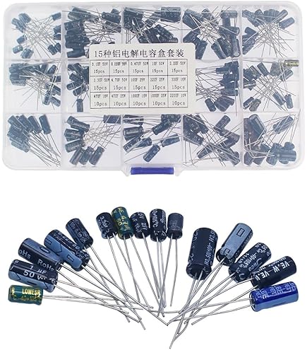 Amazon | アルミ電解コンデンサー 50V 47μF(10個1セット) | コンデンサ