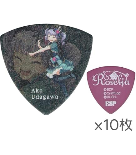Amazon | ESP×バンドリ！ピック Roselia GBP Ako | ピック | 楽器