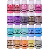 Mica Powder for Epoxy Resin Pigment Powder 20 Color Pigment Epoxy Resin Dye Cosmetic Grade Mica Powder Metallic Shimmer for L