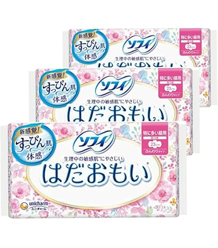Amazon | ユニチャーム ソフィ はだおもい 昼用 羽つきナプキン 23cm