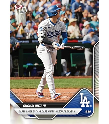Amazon.co.jp: topps now 大谷翔平 ロサンゼルス ドジャース 入団記念