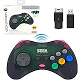 retro-bit SEGA Saturn® 8-Button Arcade Pad 2.4GHz Wireless State Grey レトロビット セガ サターン® 8ボタン アーケードパッド 2.4GHz ワイヤレス コントローラ ステートグ
