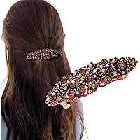 Amazon.co.jp: [Herbeluemily] バレッタ 髪留め ビジュー